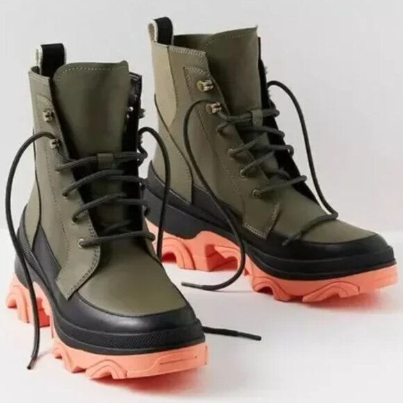 Sorel XFP Movement Women's Lace Up Boots - Olive Green - Picture 4 of 13